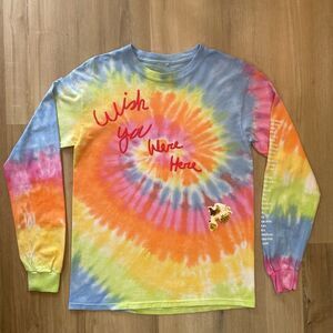 Travis Scott Astro World 2018 Tie Dye Long Sleeve Tour Shirt Sz S Hip Hop Rap